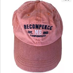 Recompence Campground Maine orange Snapback Freeport Adjustable Baseball Hat